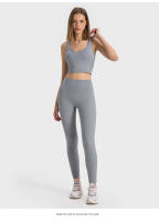 Sujetador Deportivo de Mujer SHINBENE con Cuello en V Tejido de Nylon y Spandex Elástico Alta Resistencia al Choque para Correr Yoga Fitness - details 5