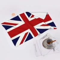 Toalla de yoga deportiva personalizada con bandera de Union Jack del Reino Unido, ducha de baño, toallas faciales 100% de algodón - details 7