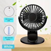 Ventilador portátil con Clip, recargable por USB enfriador de aire, 3 velocidades, para mesa y Escritorio - details 6