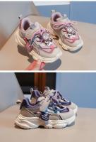 Zapatos deportivos de malla para niños y niñas, zapatillas de correr de Color sólido para estudiantes, resistentes al desgaste, cómodas, novedad de primavera 2024 - details 14