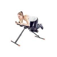 woman working out with fitness bench