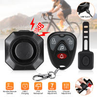 Alarma de Bicicleta Inalámbrica 110dB Resistente al Agua para Exteriores Control Remoto Alarma de Vibración para Motocicleta Protección de Seguridad - details 1