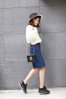 Falda Vaquera Mujer 2025 Primavera - Falda Tubo Ajustada con Abertura Trasera, Denim Elástico de Alta Calidad, Corte A-Line Mid-Length para Estilo Casual o Elegante - details 1