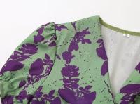 Vestido Largo con Cuello en V para mujer, traje Elegante de Manga corta, Moda de Verano - details 11