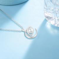 Szjinao-collar con colgante de perlas de la Tierra y la Luna, Plata de Ley 925 auténtica de agua dulce, joyería de diseñador de lujo, regalo de alta calidad para niña - details 2
