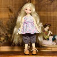 Accesorios de juguete, ropa para muñeca BJD, traje de juguete, ropa de juguete, muñeca con bisagra de ojo simulado, vestido de 30cm, ojos 3D, muñeca con articulaciones extraíbles - details 6