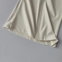 Traje de Yoga de Alta Gama Collar Alto Deportivo Abrigo Largo A prueba de viento para Correr y Entrenar Camisetas y Topes de China - details 20