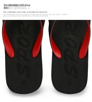 Zapatillas para hombre Moda interior Zapatillas informales de espiga Sandalia transpirable de playa de verano Suela antideslizante de arco iris Tamaño duradero 40-47 - details 7