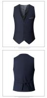 Chaleco de traje de hermano para hombre, ropa de negocios de estilo occidental, chaleco sin mangas de verano para escena de boda - details 5