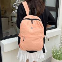 Mochila deportiva de nailon pequeña y sencilla, bolso de hombro de Color sólido de estilo coreano, bolso de mano, mochila Retro para niñas - details 29