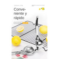 Exprimidor de limón exprimidor de frutas para el hogar, exprimidor de limón, exprimidor Manual de aleación de Zinc para Cocina - details 0