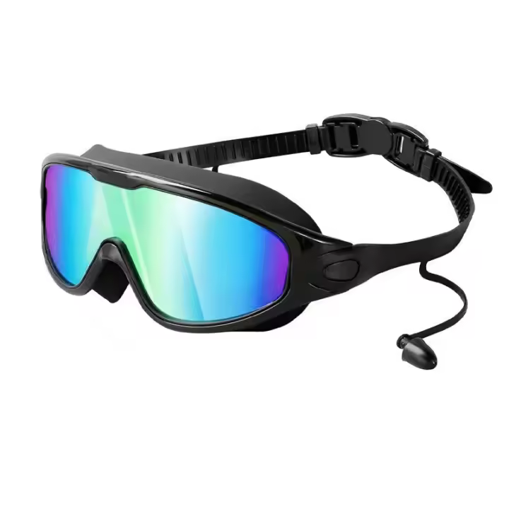 Gafas para adultos, con amplio ángulo de visión, antivaho y antiultravioleta, transparentes y a prueba de fugas (azules). - 1