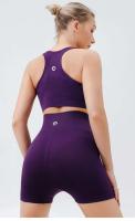 Conjunto de Yoga Sin Costuras para Mujer Ropa Deportiva de Color Sólido - details 16