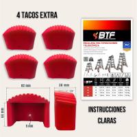 Escalera Telescópica Premium hasta 12 Peldaños |   Escaleras Plegables Aluminio |   Escalera Extensible 5 Metros y 150kg |   Escalera Multiposición |   Escada Certificación EN131 - details 4