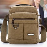 Bolso de hombro de lona para hombre, bandolera de lona de estilo coreano, para viajes de ocio al aire libre, bolso de hombro portátil - details 0