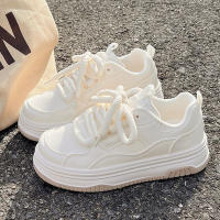 -Foot fat plus size falda informal de leche blanca combinada para mujer nuevos zapatos deportivos versátiles de suela gruesa - details 1