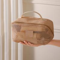 Bolsa de cosméticos de malla de Color sólido, organizador de cosméticos transparente y ligero, bolsa de almacenamiento de artículos de tocador de mano para teléfonos móviles - details 5