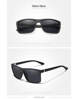 KINGSEVEN-Gafas de sol polarizadas TR90 para hombre y mujer, lentes cuadradas con espejo, accesorios - details 5
