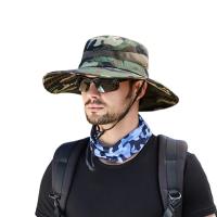 Sombrero de cubo de camuflaje para hombres, senderismo al aire libre, ciclismo, Safari, gorra con visera transpirable, gorra para hombres y mujeres, sombrero con protección solar de verano - details 0