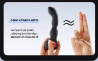 Masaje de próstata vibratorio masculino, tapón de Control remoto, tapones para los glúteos para hombre, masturbación, estimulador del punto G, juguetes sexuales anales para gays 18+ - details 1