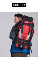 Mochila GRANDE de nailon de 80L para hombre y mujer, bolso de hombro deportivo para acampar, senderismo, montañismo - details 0