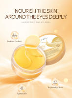 Máscara de ojos de caracol dorada, hidrata y nutre la piel del contorno de los ojos en profundidad. Reducir las ojeras,50 Piezas - details 0