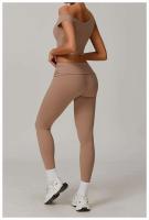 Conjunto de Yoga de Cintura Alta Ouwu Traje Deportivo de 3 Piezas Monos Deportivos para Mujeres - details 30