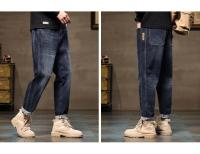 Jeans Holgados de Pierna Ancha de Alta Calidad Ropa de Calle para Hombres con Estilo Baggy - details 2