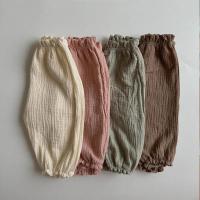 Pantalones de Verano para Bebé Organicos Estampado de Tigre Oso Floral - details 4