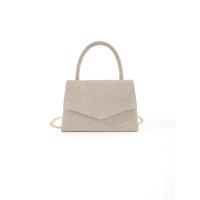 Mini nicho fino brillo mano llevar banquete oblicuo span bolsa de cena. - details 10