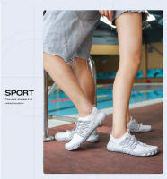 Zapatos de agua Unisex de verano para hombre, descalzos, cinco dedos, zapatos de natación acuáticos, transpirables, para senderismo, vadear, playa, zapatillas de deporte al aire libre - details 13