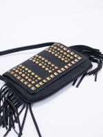 Bolsa para Mujeres con Clavijeros y Franjas Vintage - Estilo Moderno y Sexy, Bolsa de Hombro, Bandolera y Mano - details 1