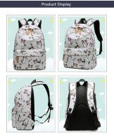 Linda mochila escolar para adolescentes, adorable bolso escolar para gatos, mochila para estudiantes - details 4
