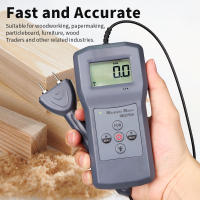 Probador de humedad de madera portátil MS7100 MS7100TS, higrómetro LCD, medidor de humedad de piel de madera 0-80%, Detector de humedad para madera de Bambú - details 2