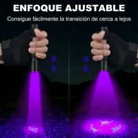 Linterna LED ultravioleta UltraFire SP69 Zoom de 365 a 395 nm Resistente al agua - details 0