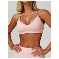 Y Back Sujetador deportivo para mujer Sensación desnuda Sujetador transpirable y a prueba de golpes Sujetador de yoga elástico y resistente al sudor para entrenamientos al aire libre - details 4