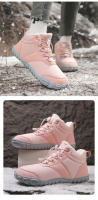Zapatos de algodón cálidos de terciopelo impermeables antideslizantes zapatos de cinco dedos descalzos de suela gruesa para mujer - details 39