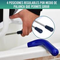 Silla Bañera Giratoria 360º - Asiento Bañera Adulto Cómoda Transferencia - Silla Ducha Mayores FÁCIL Acceso - Silla de Baño Antideslizante - details 6