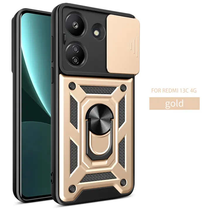 Funda de Armadura para Xiaomi Redmi 13C 4G Soporte Magnético para Coche Electrónica Accesorios - 1