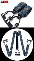 Accesorios de Moda para Hombres Correa de Pantalón en Forma de Y Ancho de 3.5cm 6 Clips - details 1