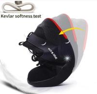 Zapatos De Seguridad Con Punta De Acero Para Hombres Y Mujeres Respirables Y Duraderos Zapatos De Trabajo Con Fibra De Kevlar Tallas Grandes 36-49 - details 5