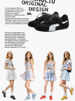 Aumento de altura interior 3cm cuero Forrest Gump zapatos nueva malla transpirable zapatos deportivos casual versátil zapatos de mujer - details 4