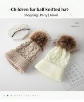 Gorro de punto para bebé recién nacido, cálido gorro redondo, doble uso, madre y bebé, nuevo, otoño e invierno - details 6
