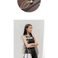Bolso De Mano Elegante Para Mujer De Cuero De Alta Calidad Bolsa De Hombro Con Correa Grande Capacidad Tote Bag Top Handle - details 5