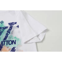 Las mejores camisas casuales básicas de moda de verano, camisetas holgadas de algodón puro para hombres y nuevas camisas de manga corta para parejas con estampados de logotipos en la parte delantera. - details 9
