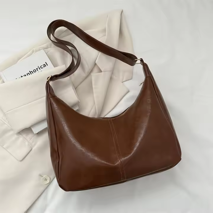 Bolso Minimalista de Anticuario Bolso de Hombro Único de Gran Capacidad Bolso de Moda para Mujeres - 1