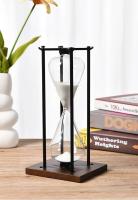 Temporizador de alta gama de 30 a 60 minutos, reloj de arena de cristal de arte Retro, adornos para el salón, regalo - details 16