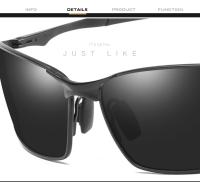 Gafas de sol polarizadas rectangulares para hombre, ultraligeras, para pescar y conducir, clásicas. - details 7
