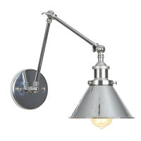 Lámpara de pared de estilo europeo, candelabro de estilo nórdico Vintage cromado, luces LED para sala de estar, dormitorio y baño - details 2