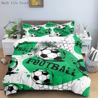 Juego de Ropa de Cama con Diseño de Fútbol 3D Funda de Edredón Cabezas y Cojines Para Decoración de Habitación Regalo para Niños Tamaño Twin Queen King - details 0